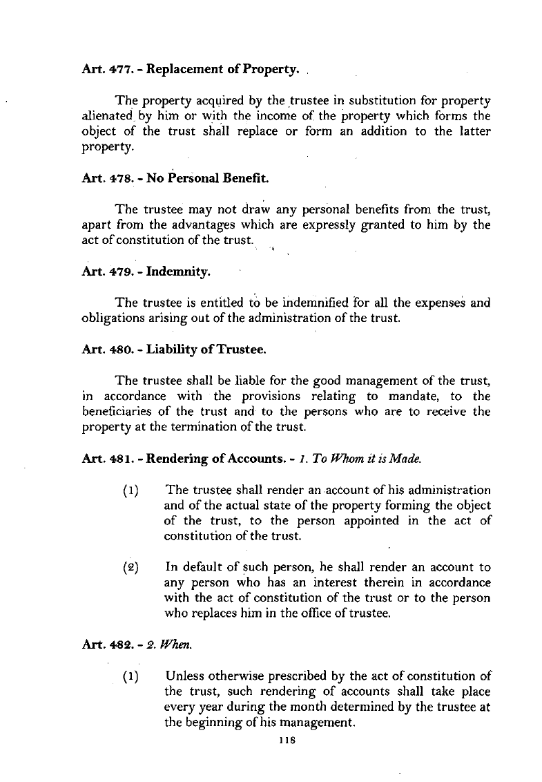 Scanned page 135 from Civil Code