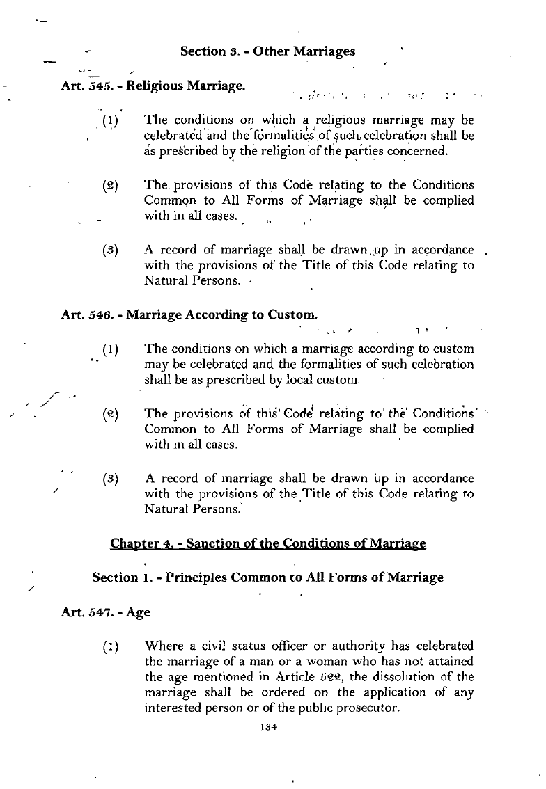Scanned page 151 from Civil Code