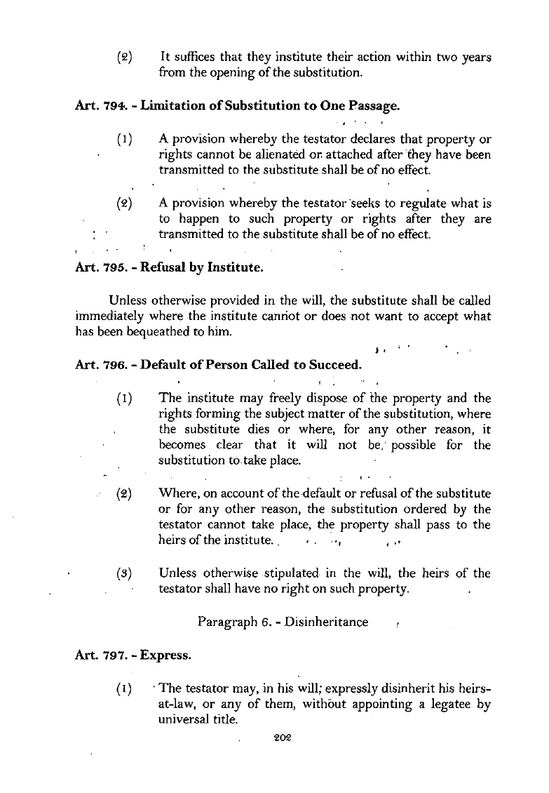 Scanned page 219 from Civil Code