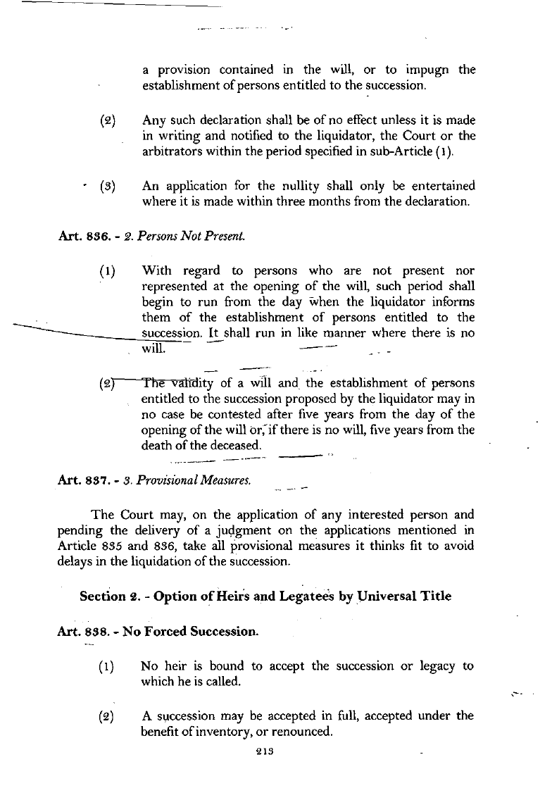 Scanned page 230 from Civil Code