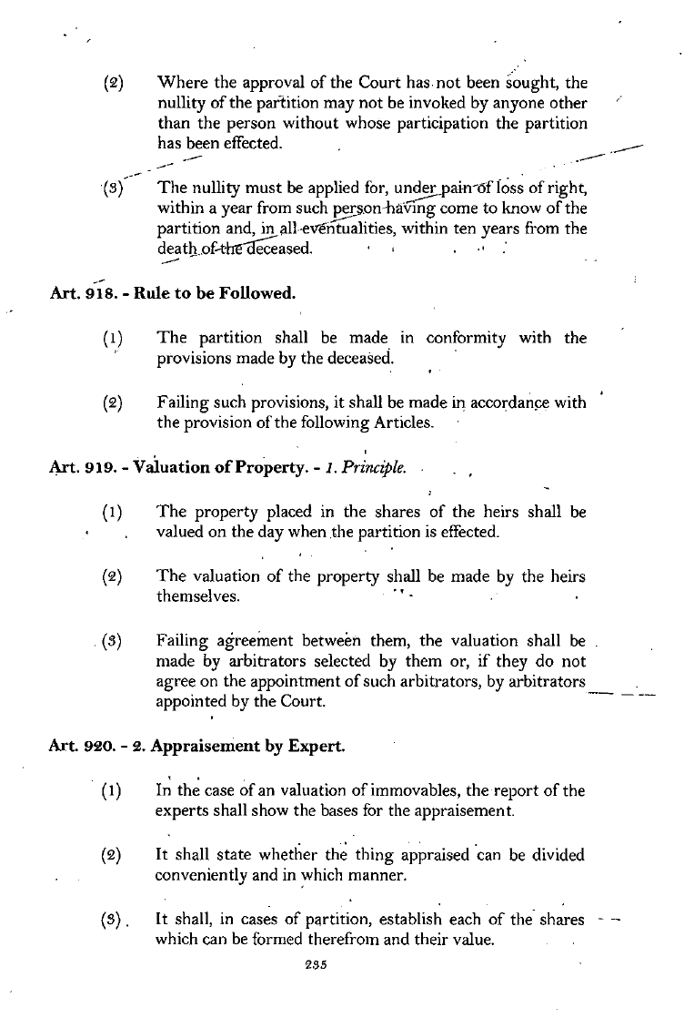 Scanned page 252 from Civil Code
