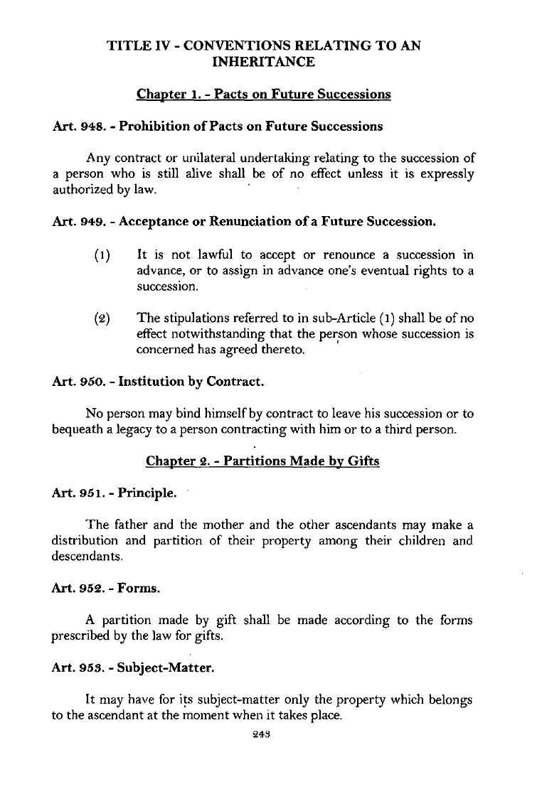 Scanned page 260 from Civil Code