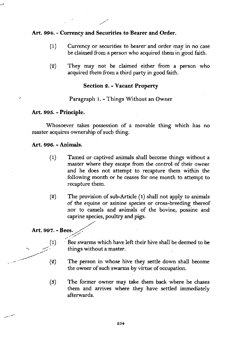 Scanned page 271 from Civil Code