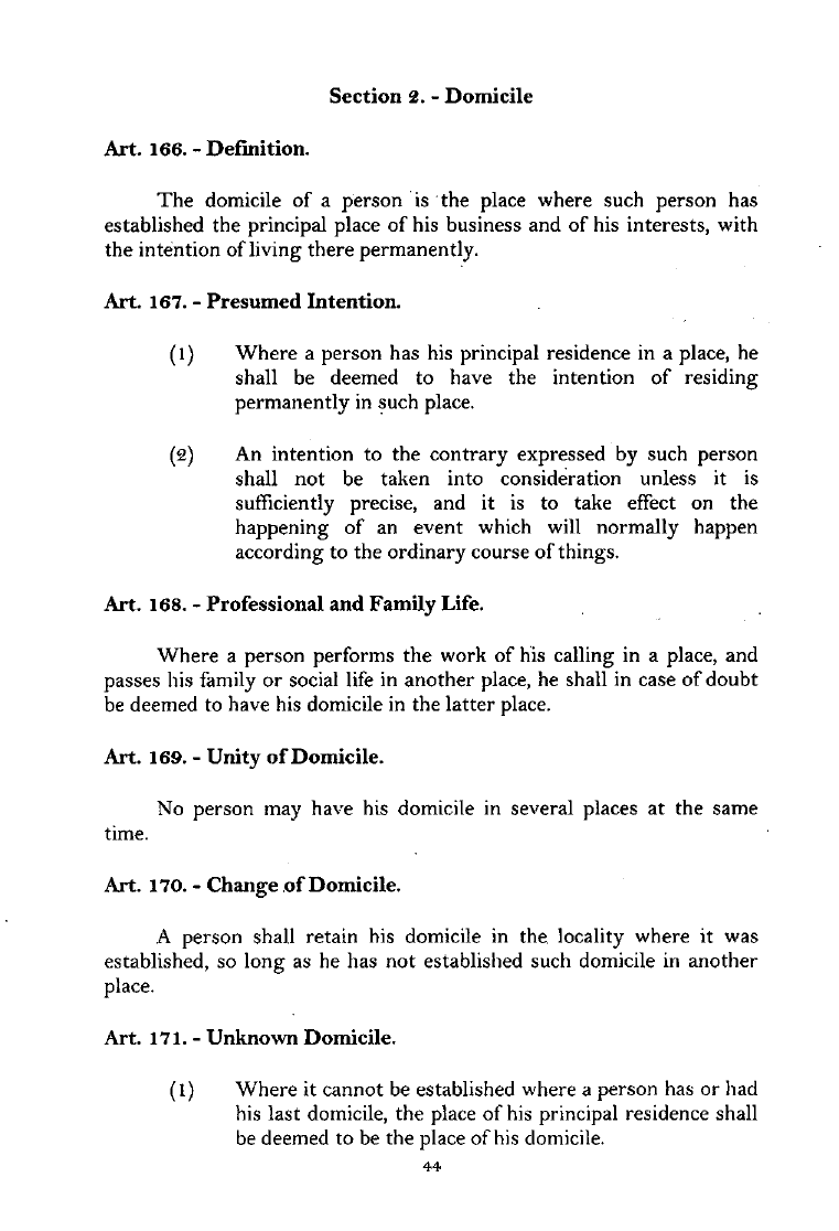 Scanned page 61 from Civil Code