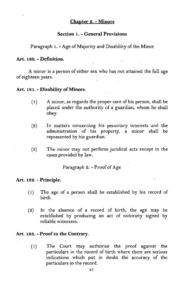 Scanned page 64 from Civil Code