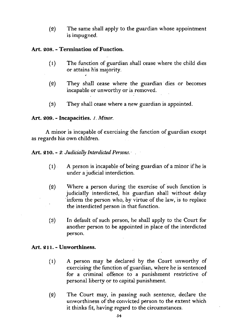 Scanned page 71 from Civil Code