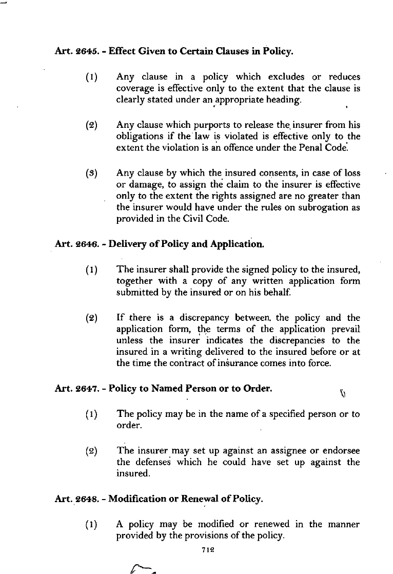 Scanned page 729 from Civil Code