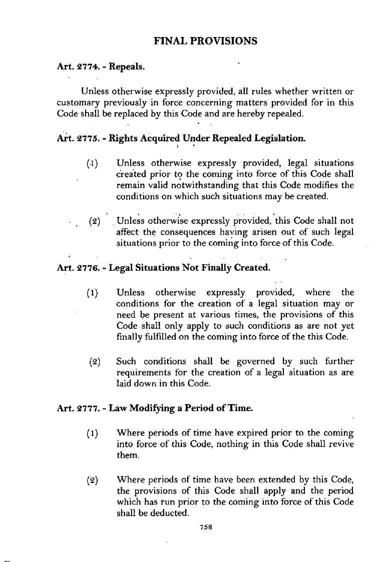 Scanned page 775 from Civil Code