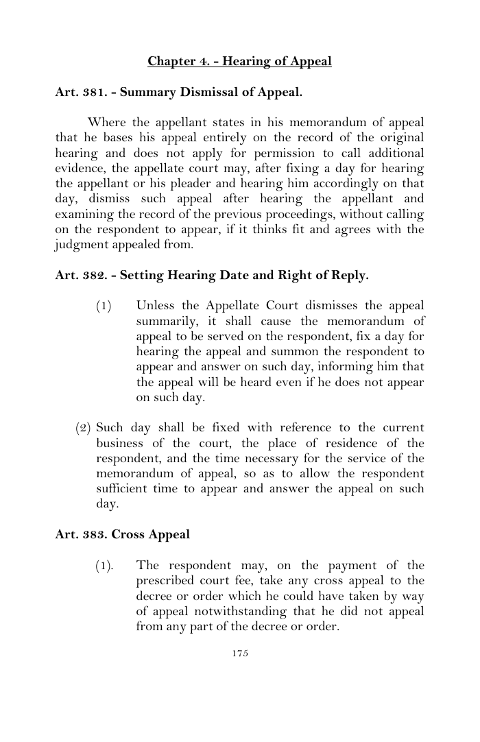 Scanned page 201 from Civil Procedure Code
