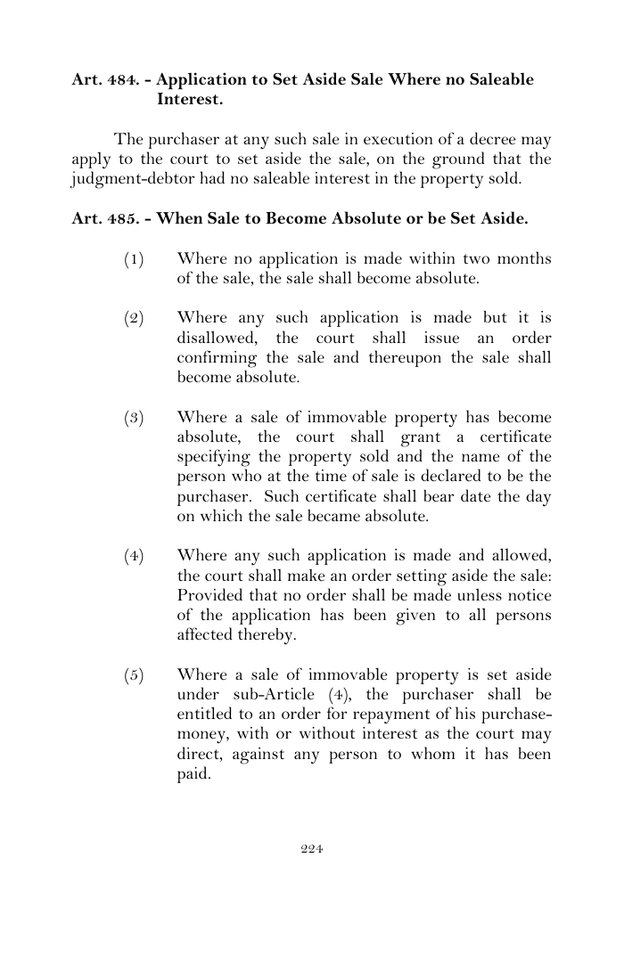 Scanned page 250 from Civil Procedure Code