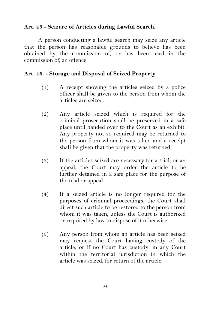 Scanned page 51 from Criminal Procedure Code