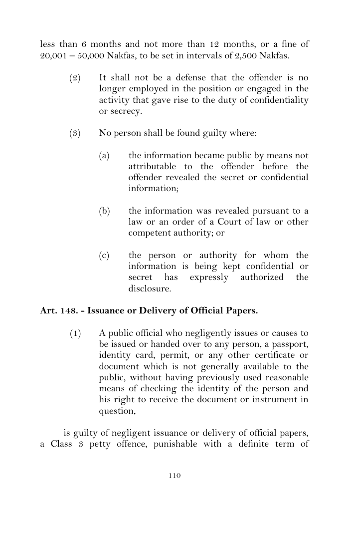 Scanned page 134 from Penal Code