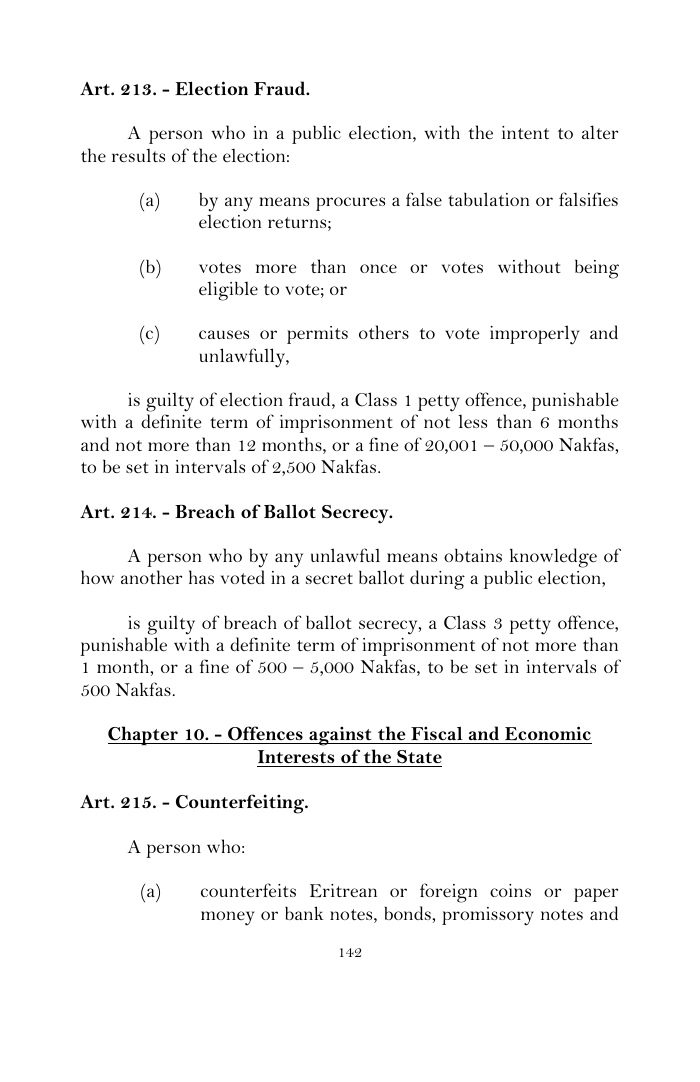 Scanned page 166 from Penal Code