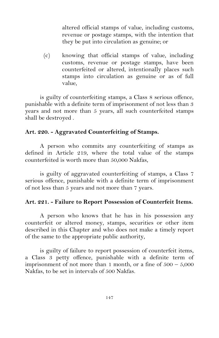 Scanned page 171 from Penal Code