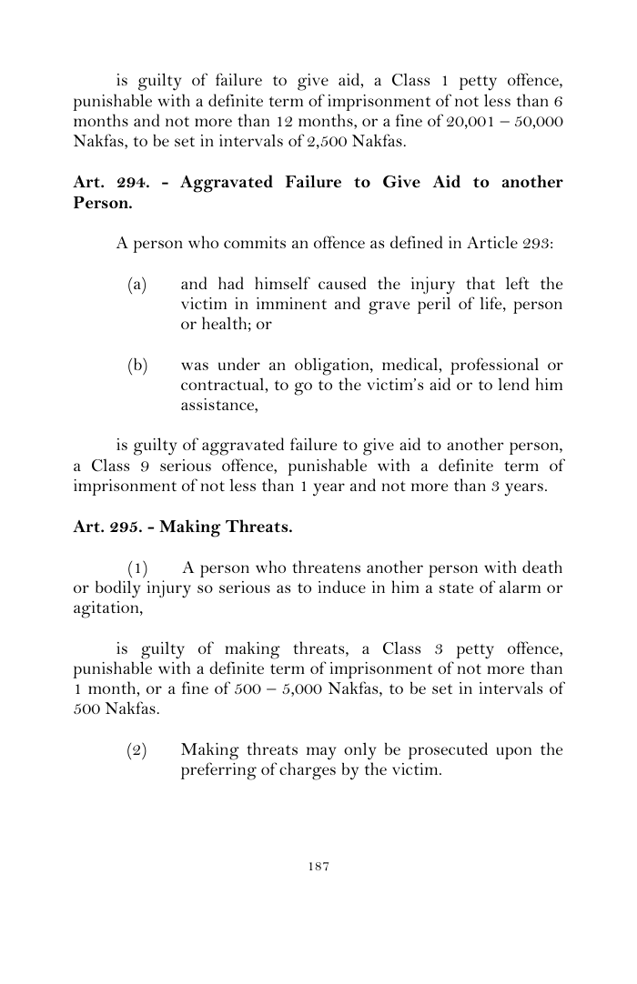 Scanned page 211 from Penal Code