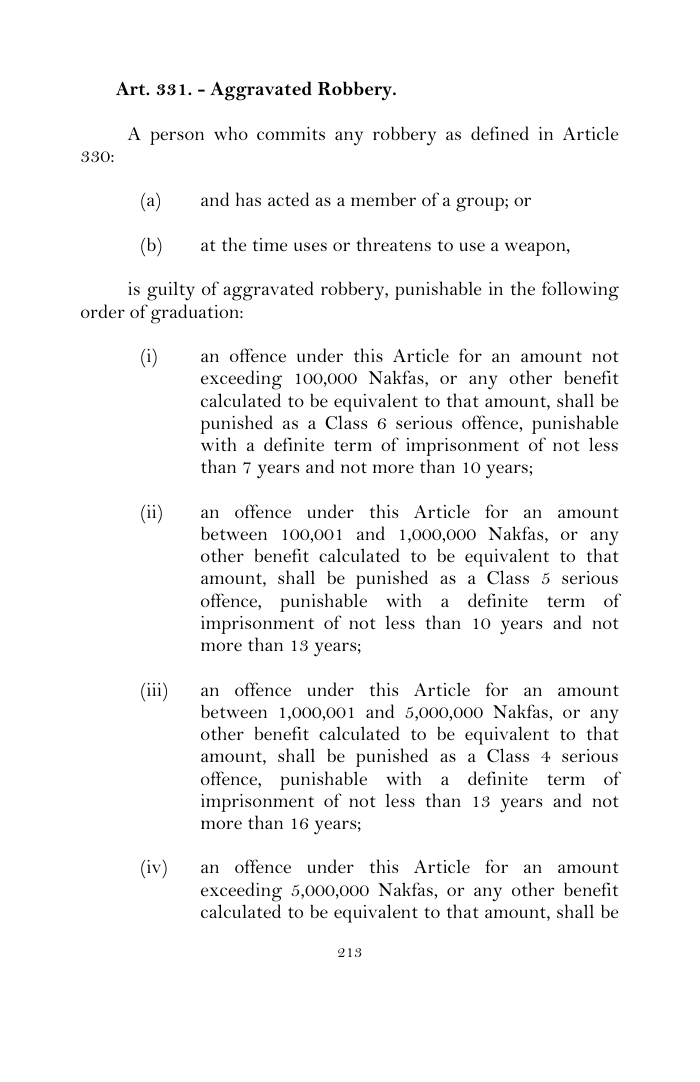 Scanned page 237 from Penal Code