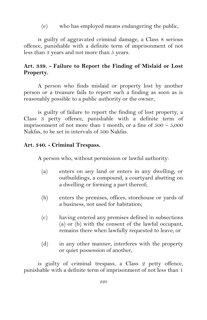 Scanned page 244 from Penal Code