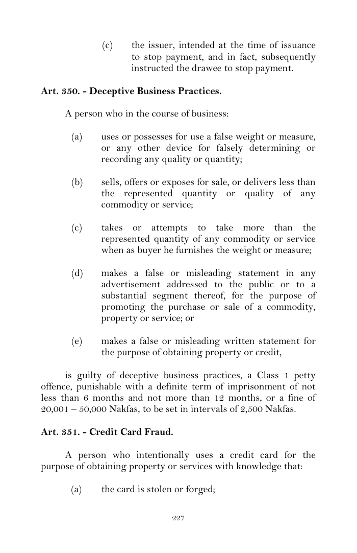 Scanned page 251 from Penal Code