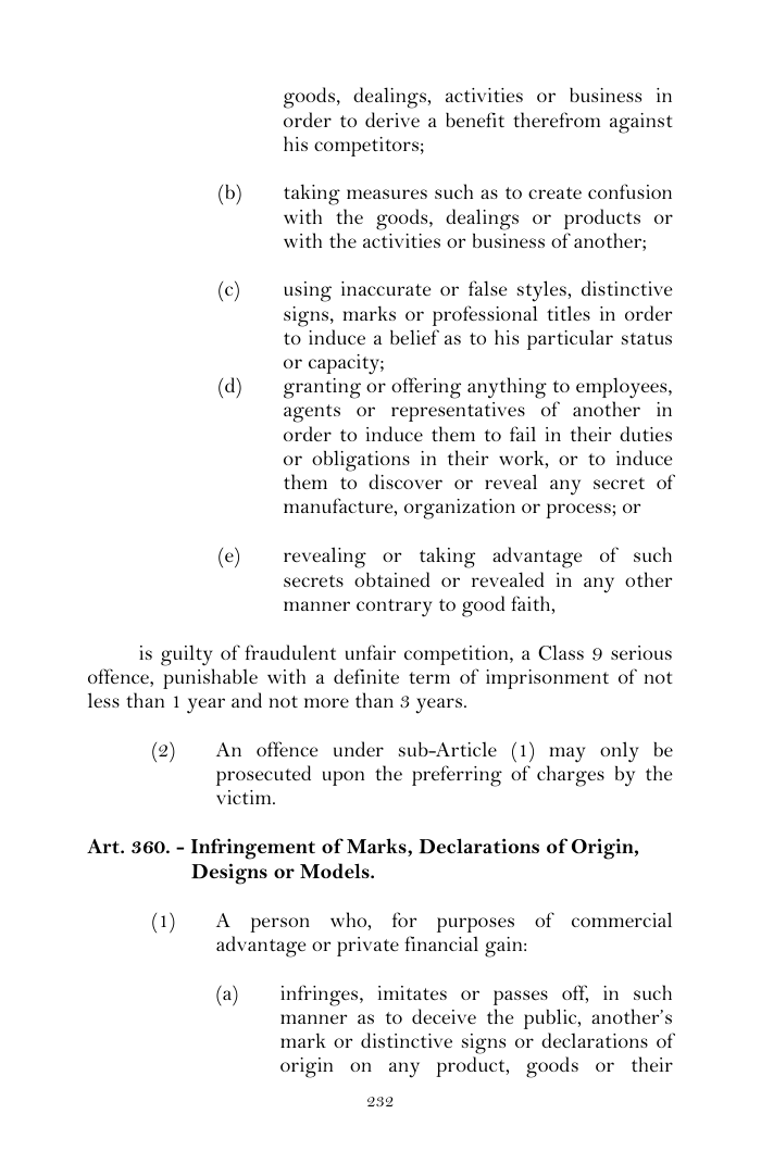Scanned page 256 from Penal Code