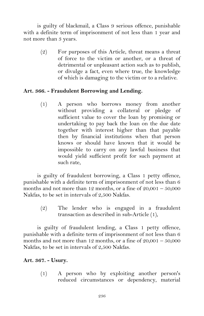 Scanned page 260 from Penal Code