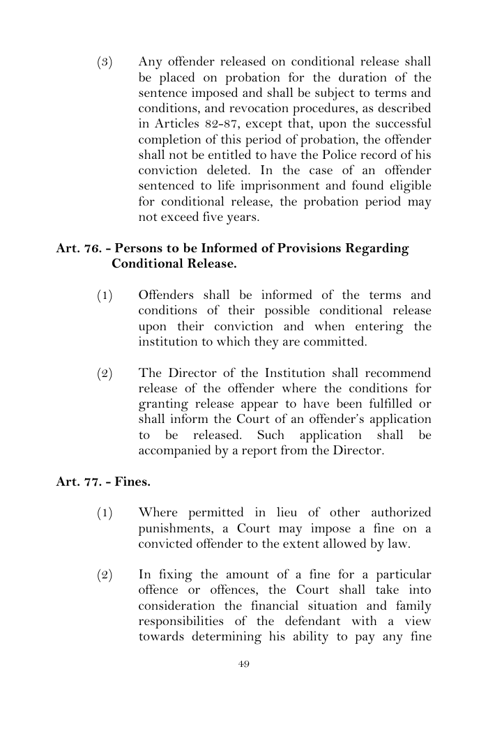 Scanned page 73 from Penal Code